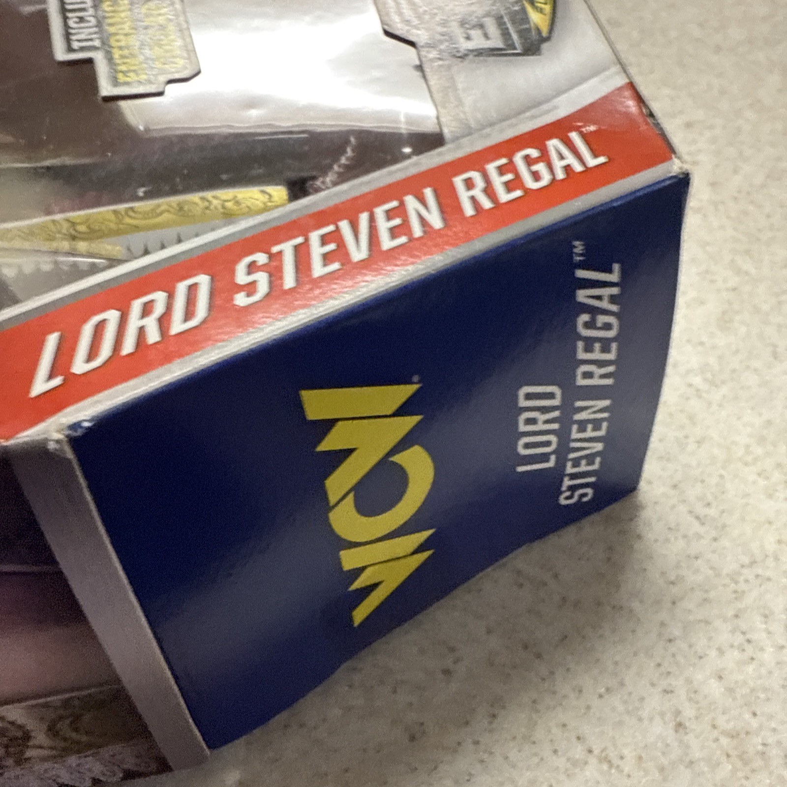 WWE Lord Steven Regal Elite Series 45 Mattel WCW Flashback NXT Box Wear