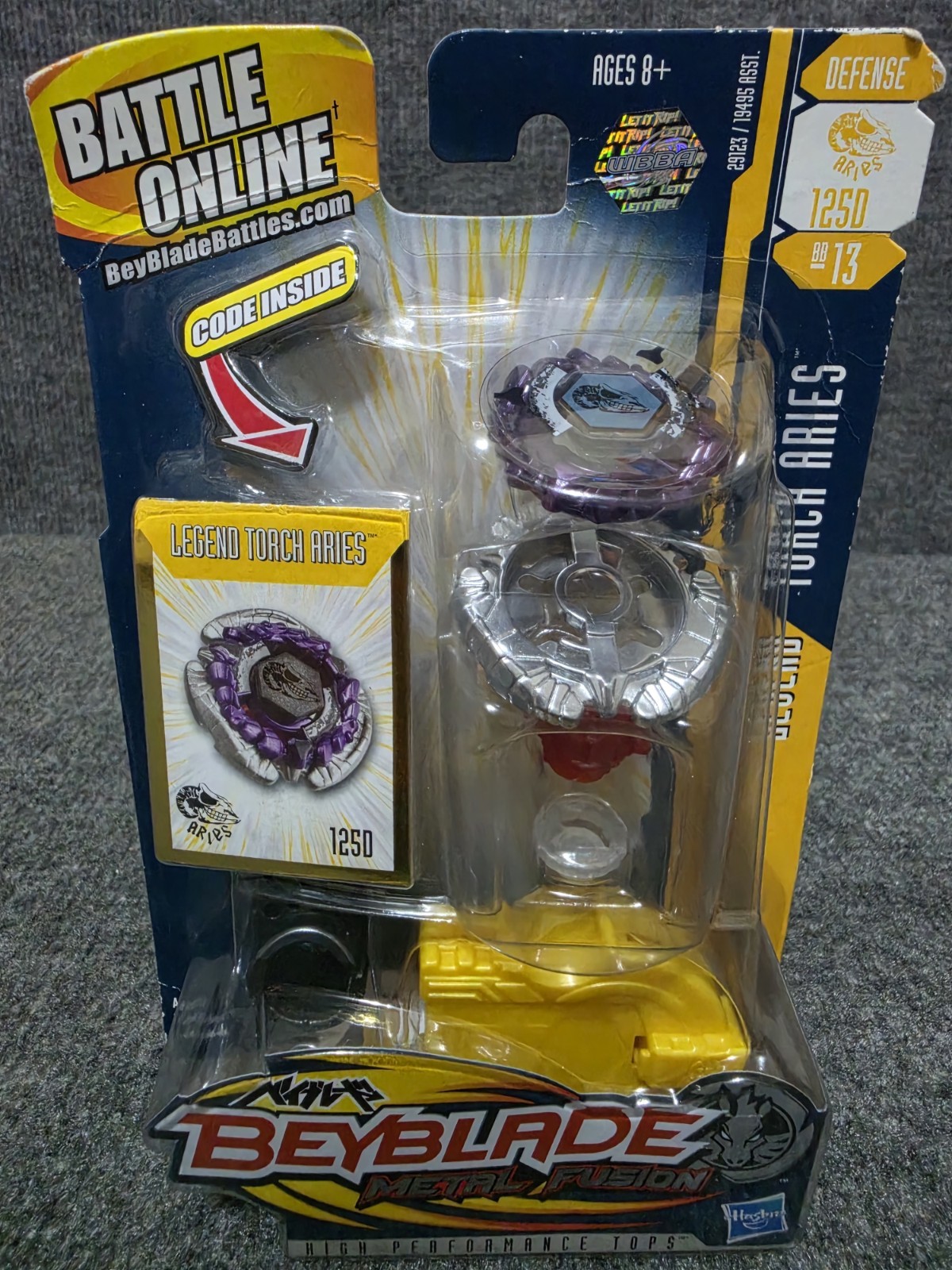Hasbro Beyblade Metal Fussion Legend Torch Aries