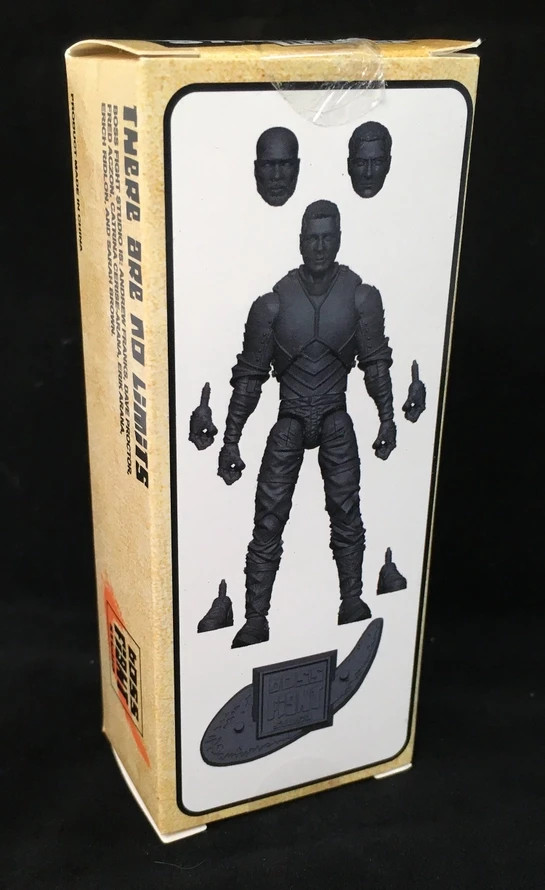Obsidian Black Vitruvian HACKS Blank Male Action Figure 3 3/4″ Boss Fight