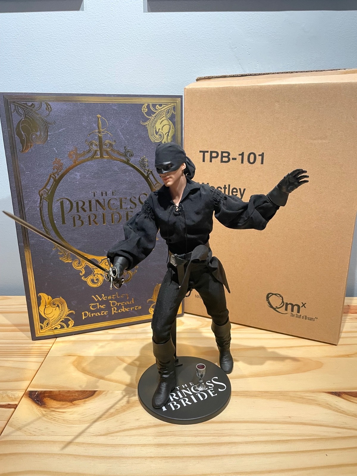 QMX The Princess Bride Westley The Dread Pirate Roberts 1/6 Action Figure