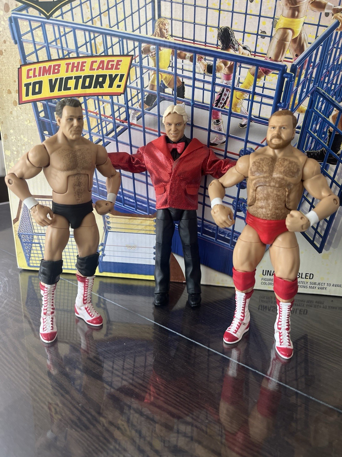Custom Wwe Tag Team The Brain Busters W/ Bobby Heenan