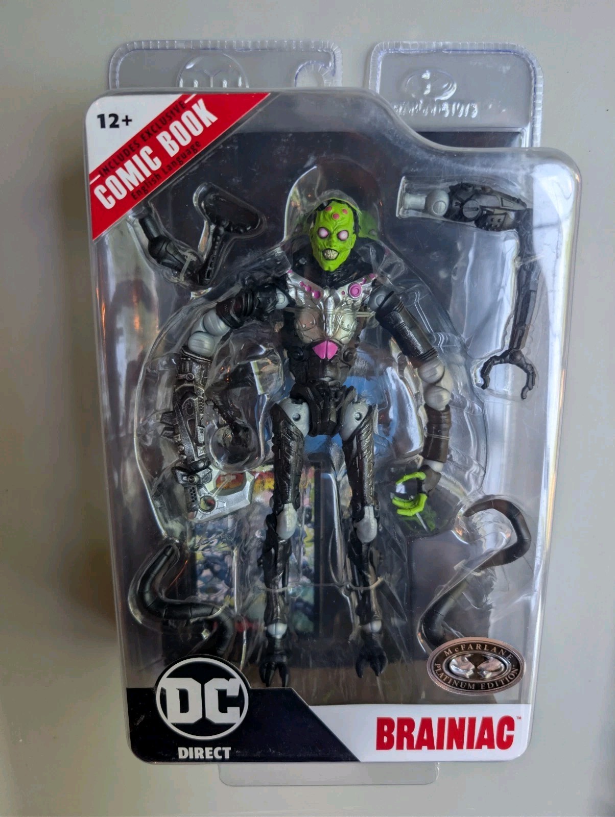 McFarlane Toys DC Direct Brainiac Platinum Edition Figure Brand NEW