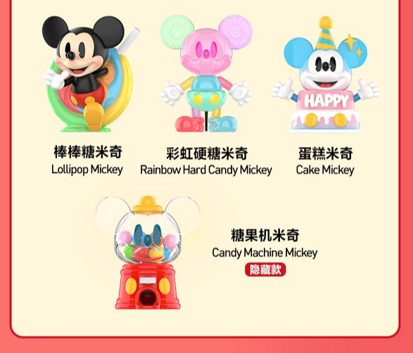 Mickey Childhood of Boundless Imagination Series Confirmed Figure Toy Blind Box