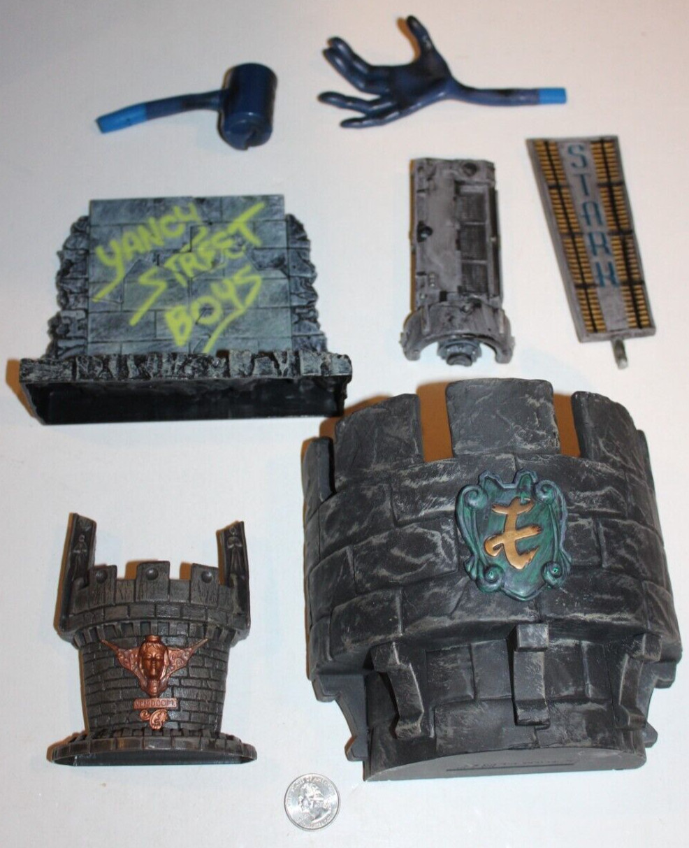 Marvel Legends Doctor Doom Castle Figure Stand Diorama Base Thing Parts Lot +++