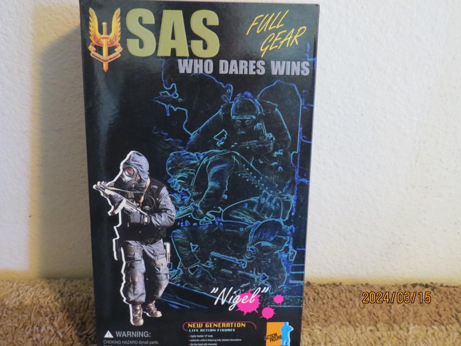 NIGEL SAS WHO DARES WINS 12 INCH FIGURE BOXED DRAGON FIGURES 12 inch BOXED