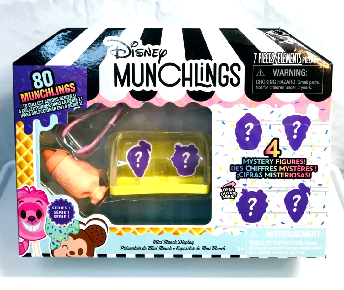 Disney Munchlings *MINI MUNCHLINGS DISPLAY SET Series 1* You choose, New in Box