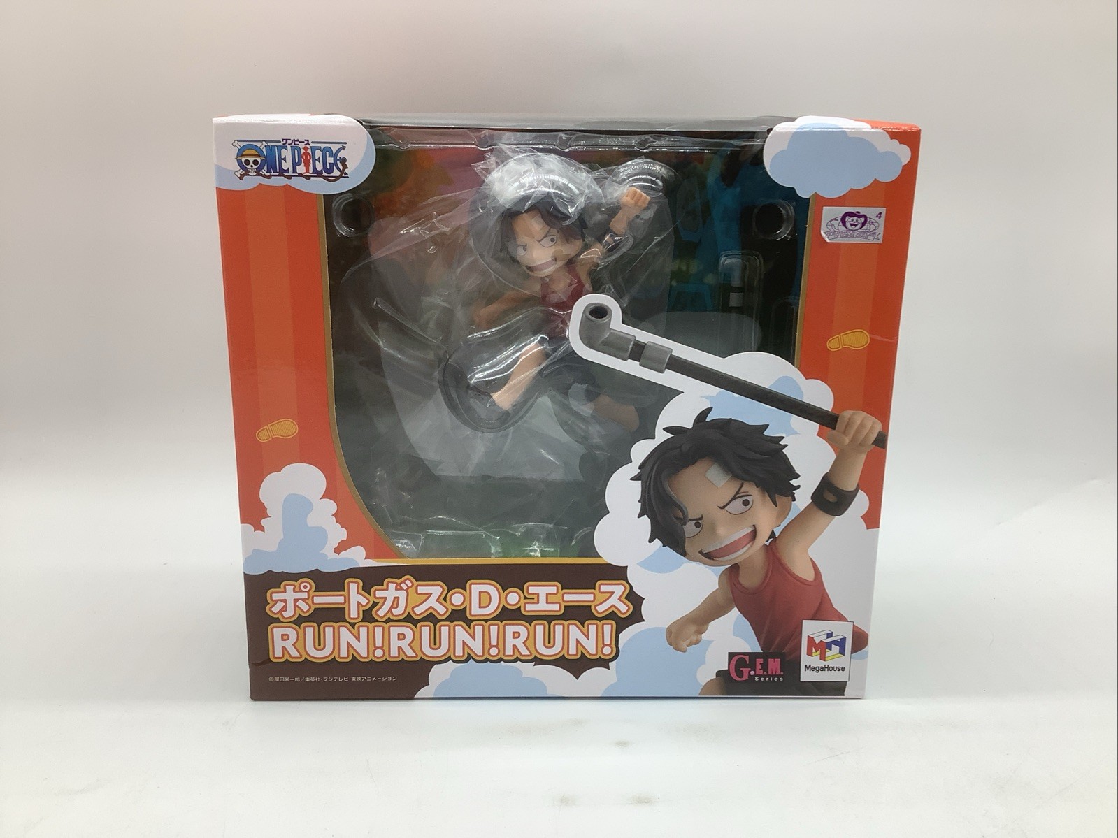 MegaHouse G.E.M. Series ONE PIECE Portgas D. Ace RUN!RUN!RUN! Figure NIDB