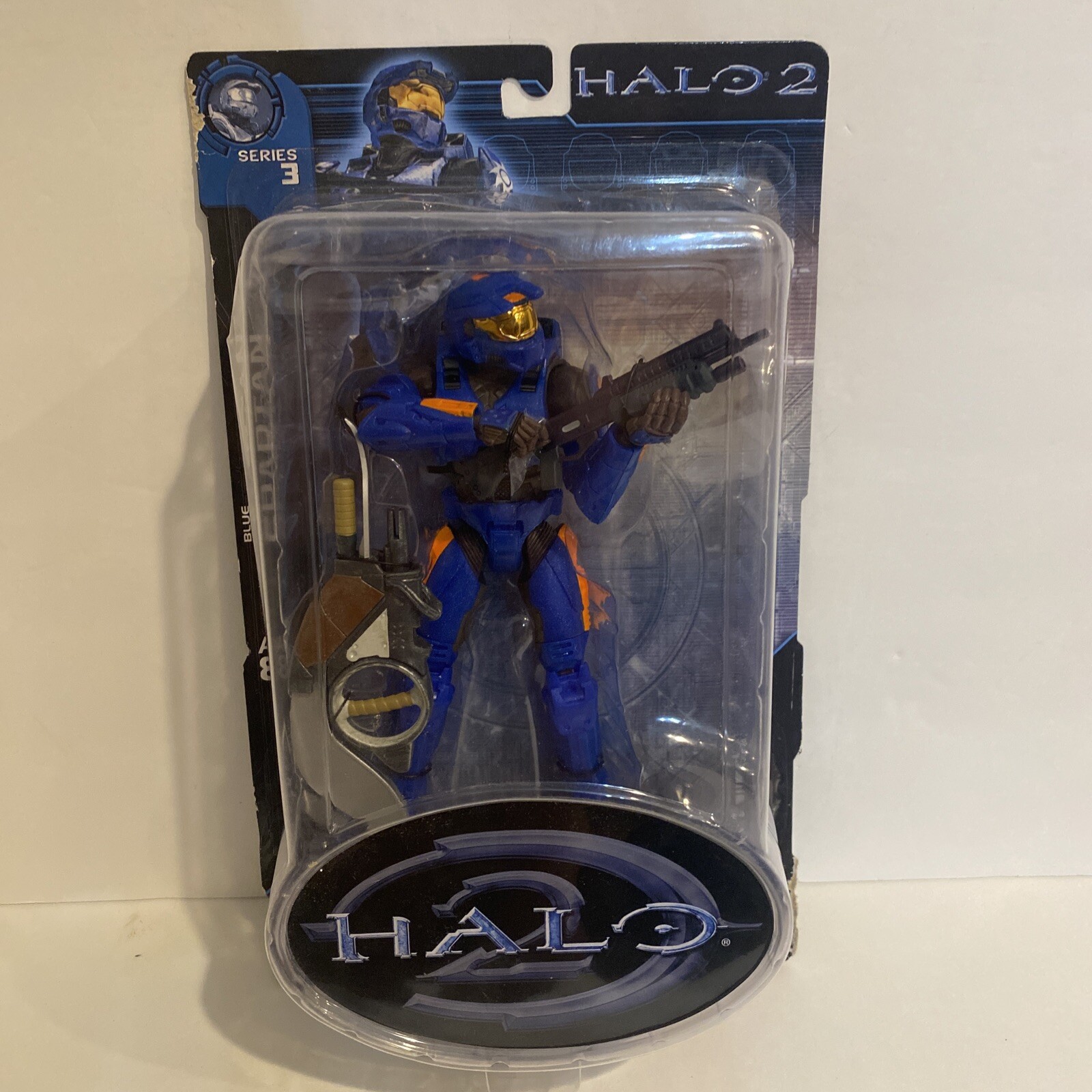 2005 Halo 2 Joyride Series 3 Blue Spartan Orange Variant RARE HTF