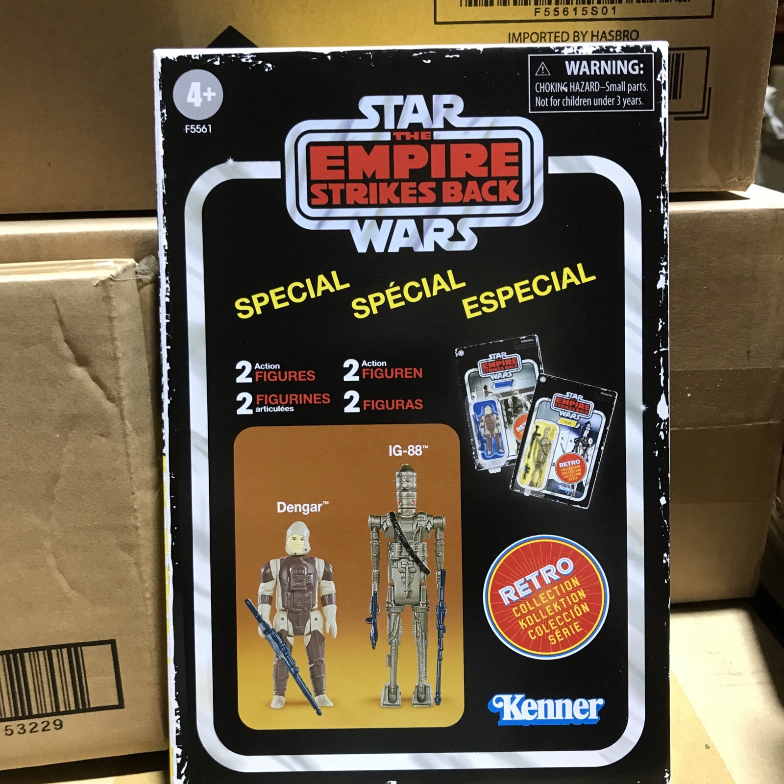 Star Wars Retro Collection Dengar & Ig-88 3.75 Action Figures 2 Pack Sealed New
