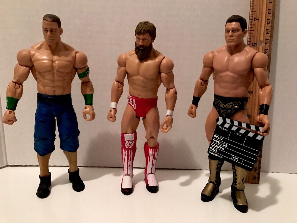 WWE The Miz, Daniel Bryan & John Cena Action Figures