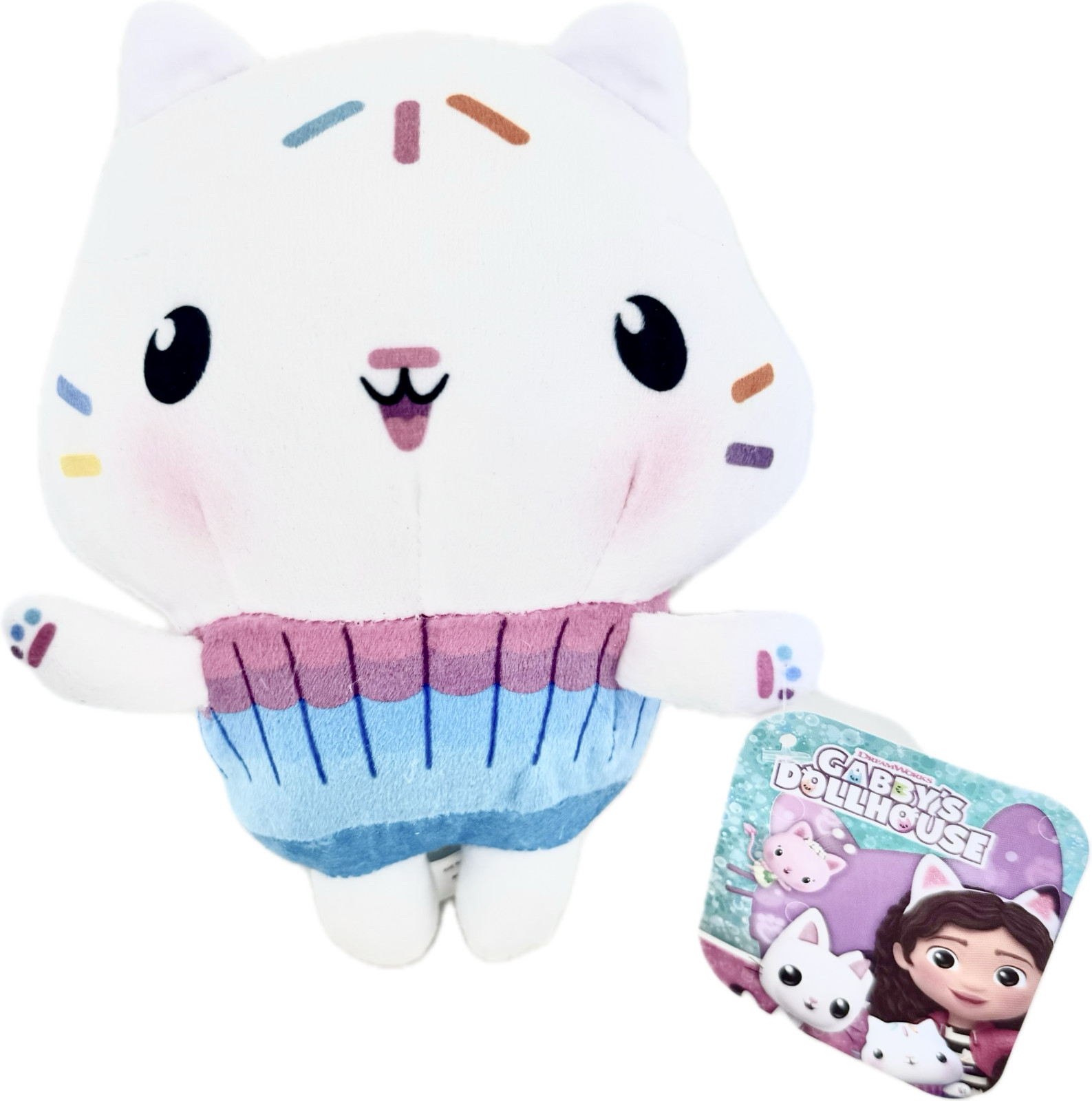 Gabby’s Dollhouse Cakey the Cupcake Cat 7 inch Plush Toy. NWT