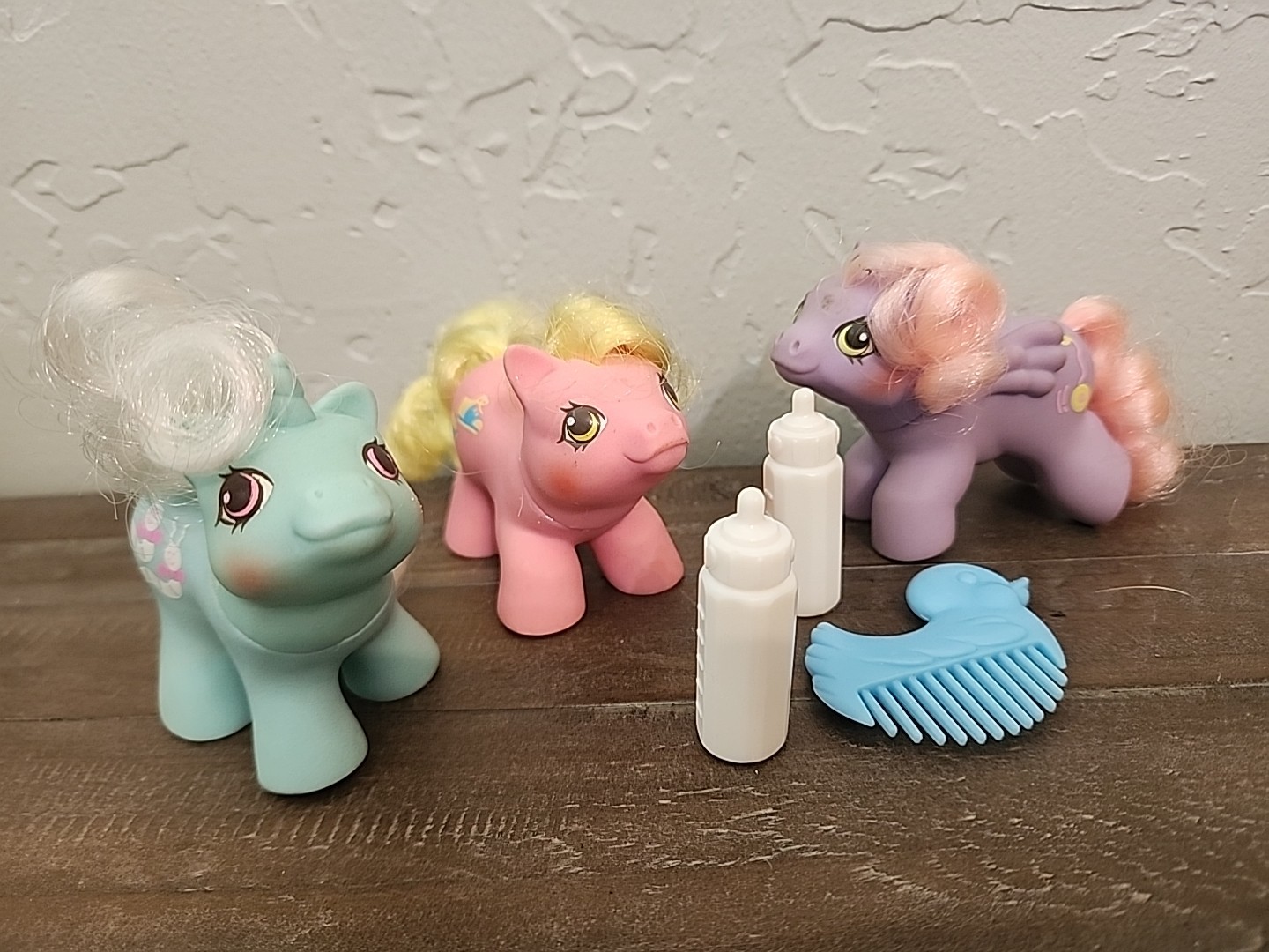 3 My Little Pony G1 Newborn Baby Wiggles, Yoyo & Tappy