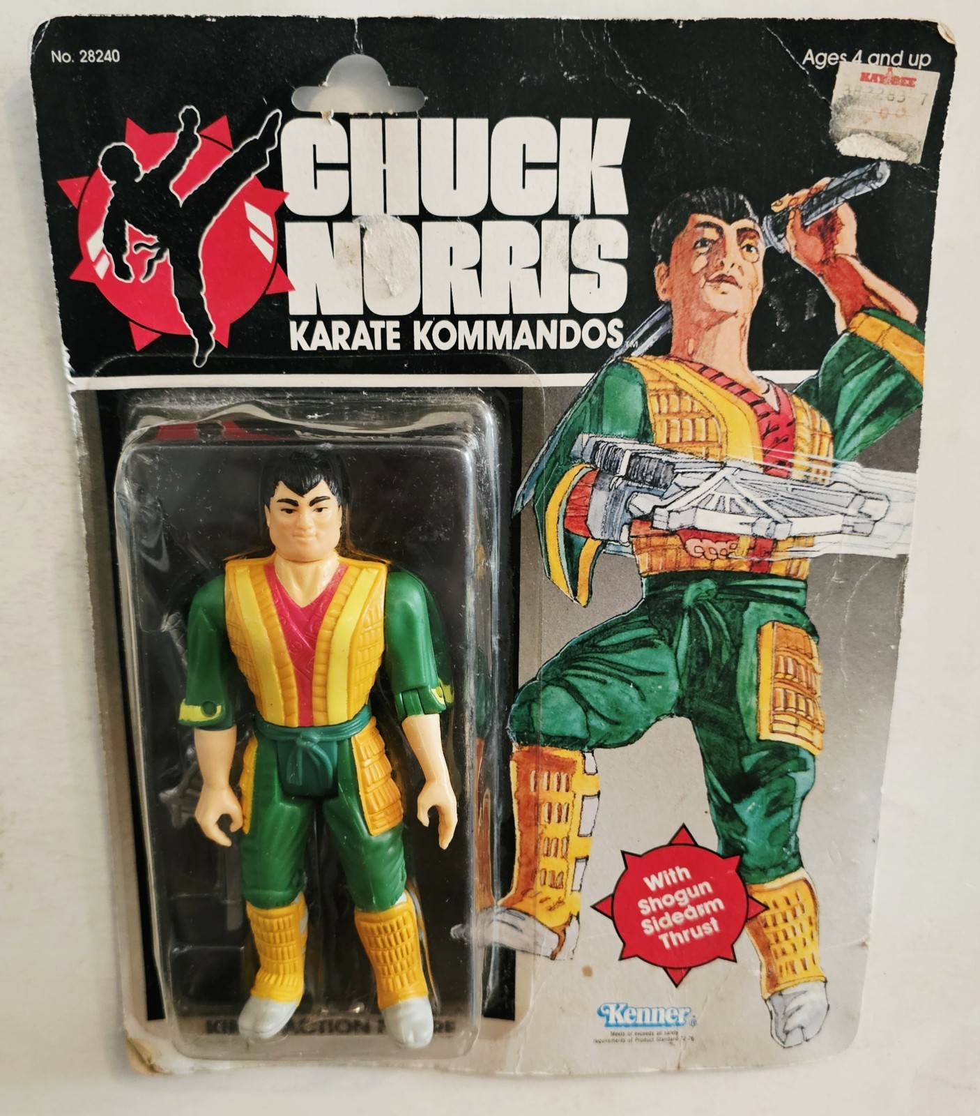 1986 KENNER CHUCK NORRIS KARATE KOMMANDOS KIMO ACTION FIGURE FAST SHIPPING
