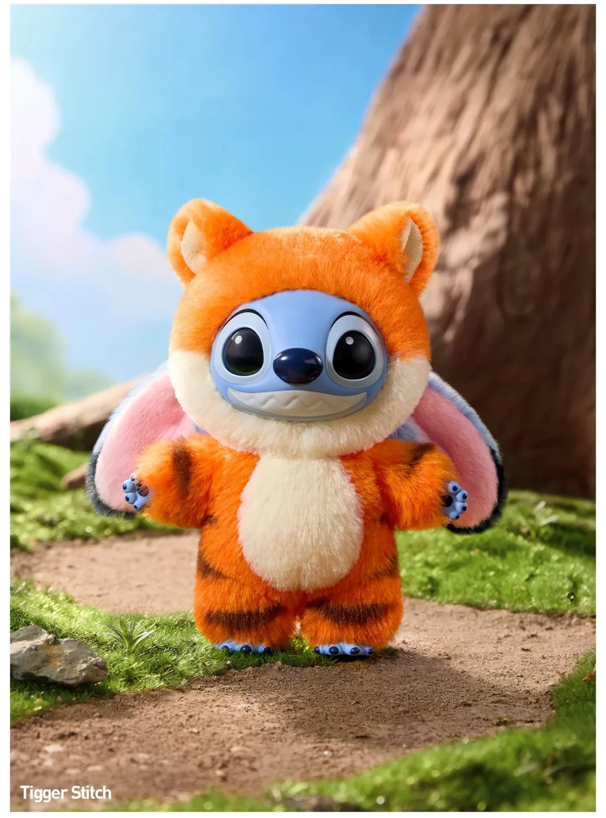 POP MART Stitch Adventure Series Vinyl Plush Pendant Free shipping