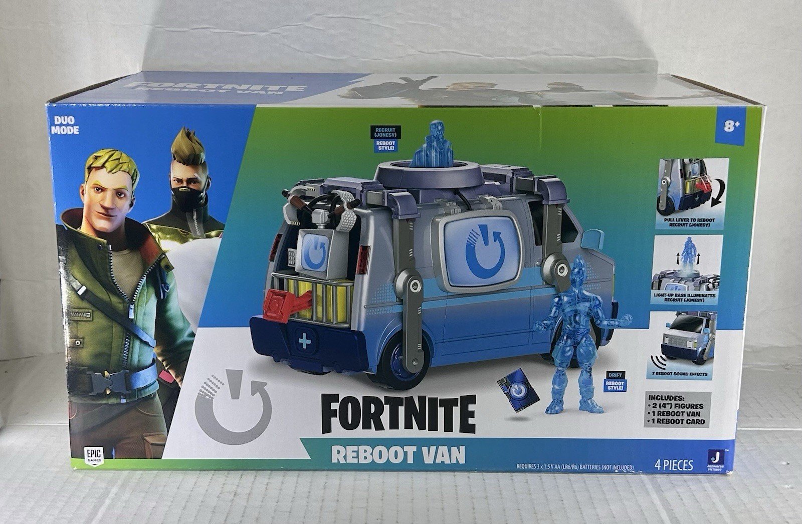 Fortnite Jazwares Reboot Van (Duo Mode) Reboot Style Jonesy & Drift .