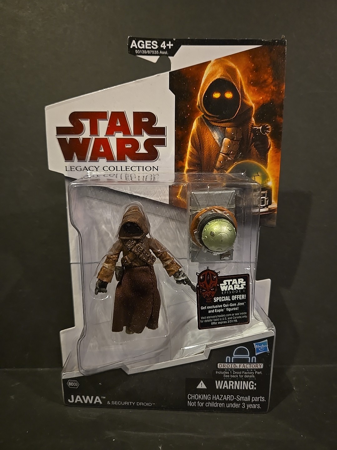 2009 STAR WARS Legacy Collection JAWA & SECURITY DROID BD39 Factory Sealed