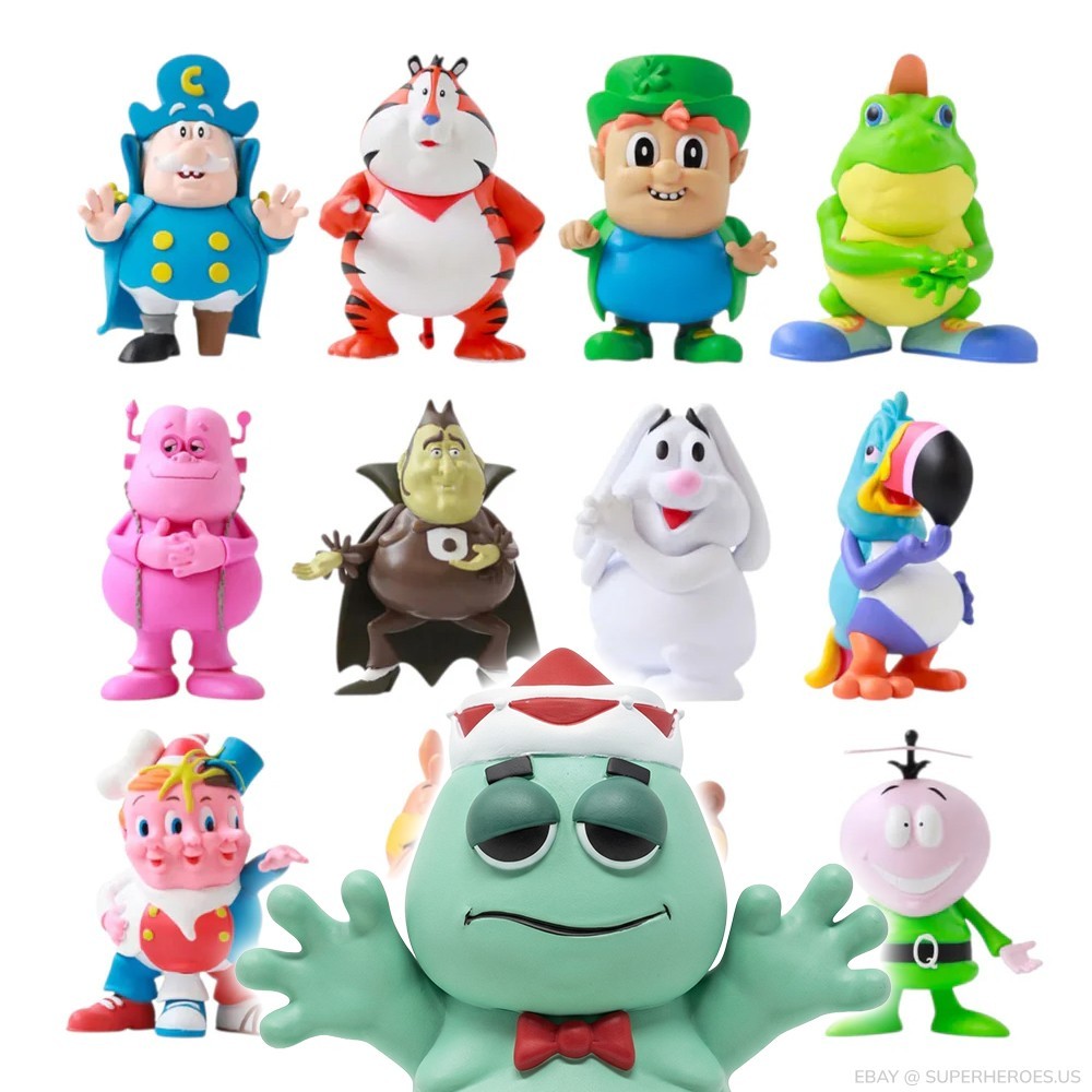 Ron English Popaganda Cereal Killers 3″ CHASE CASE 12 Mini Figures Vinyl Art Toy
