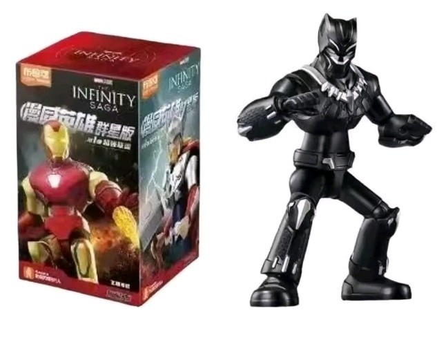 New Blokees Avengers Infinity Saga Black Panther Figure Model Kit No Box