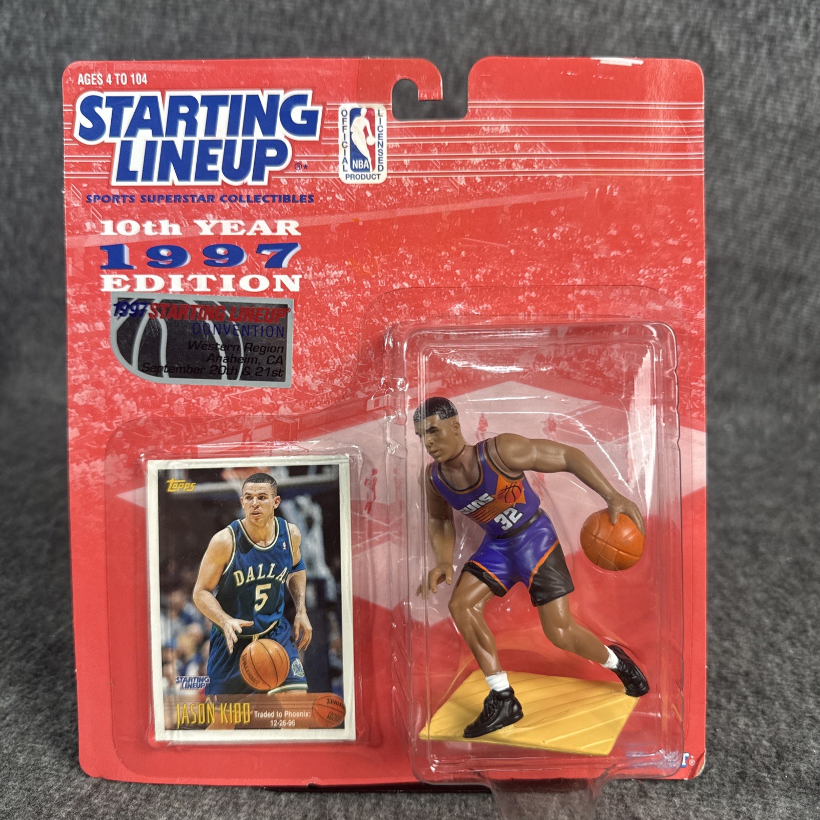 1997 Starting Lineup Basketball Allen Iverson Philadelphia 76ers NBA The Answer