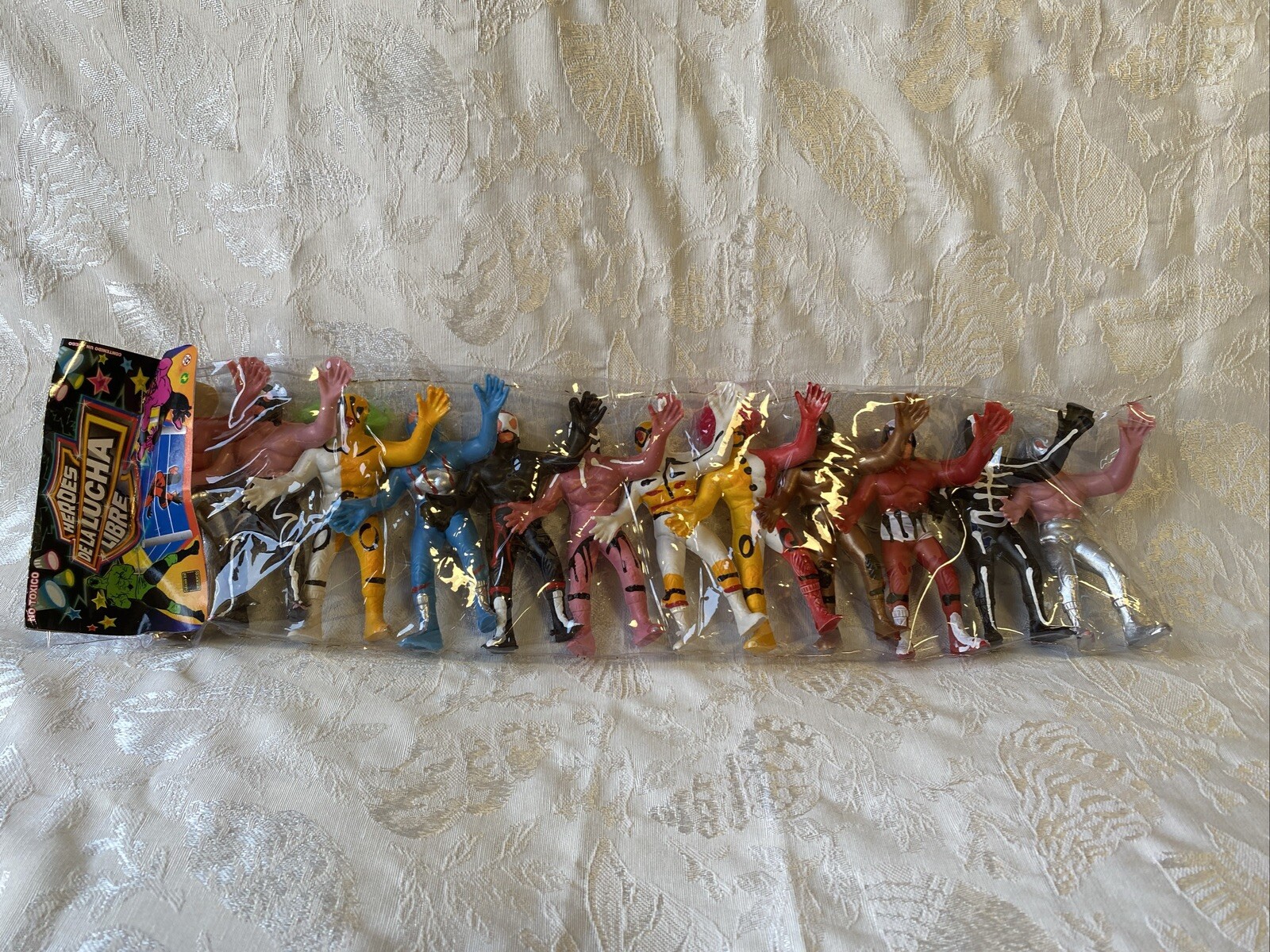 LUCHA LIBRE SET 12 Pack 4in Action Figures Mexican Toys Mexican Wrestlers IM