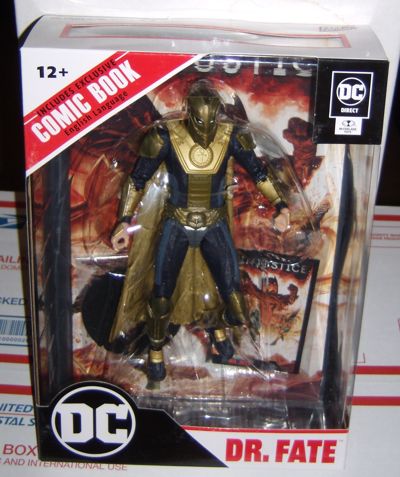 McFarlane DC Direct Dr. Fate 7” Action Figure Page Punchers brand new sealed