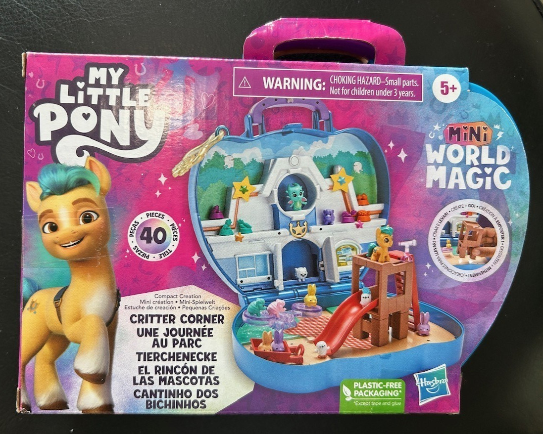 NEW My Little Pony Mini World Magic Critter Corner 5+ Toy Set 40 Pieces NIB
