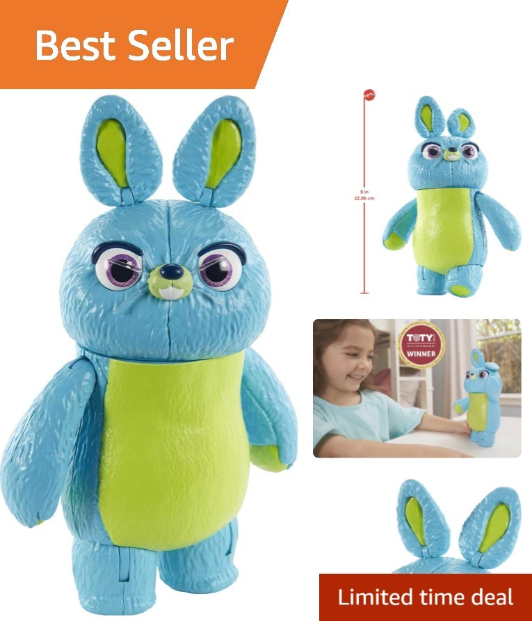 Toy Story 4 Bunny Figure – 9 Inches Tall with Staff for Role-Playing Adventures
