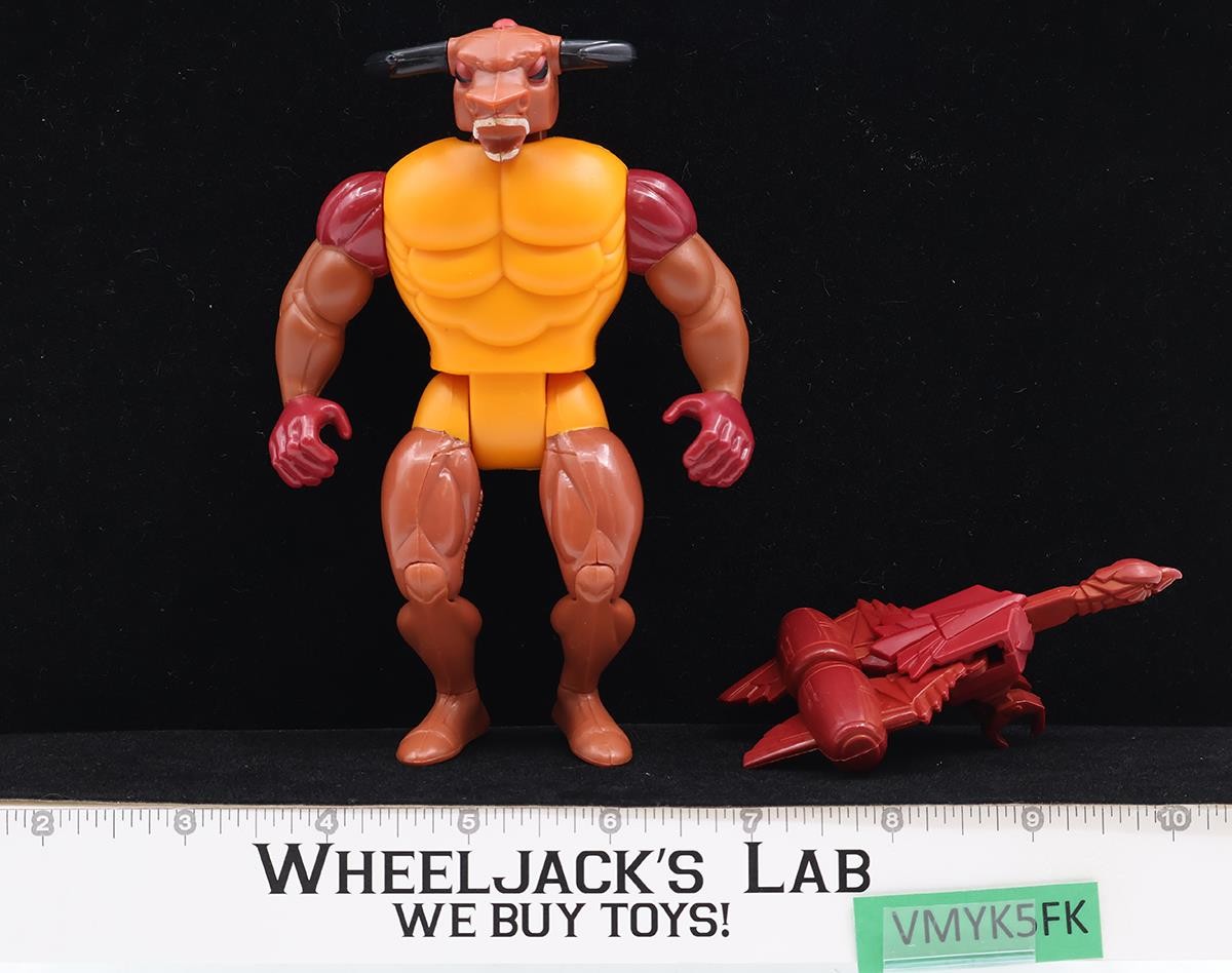 Mumbo Jumbo W/ Airshock 100% Complete Silverhawks 1986 Kenner Telepix Vintage