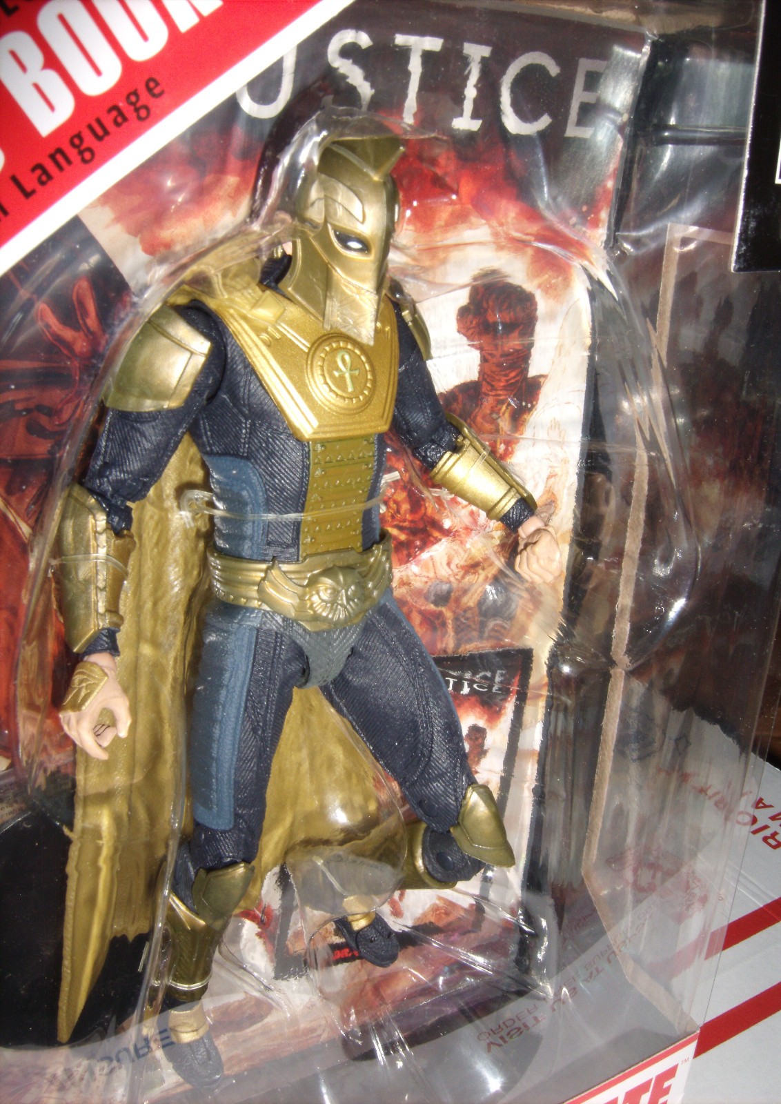 McFarlane DC Direct Dr. Fate 7” Action Figure Page Punchers brand new sealed