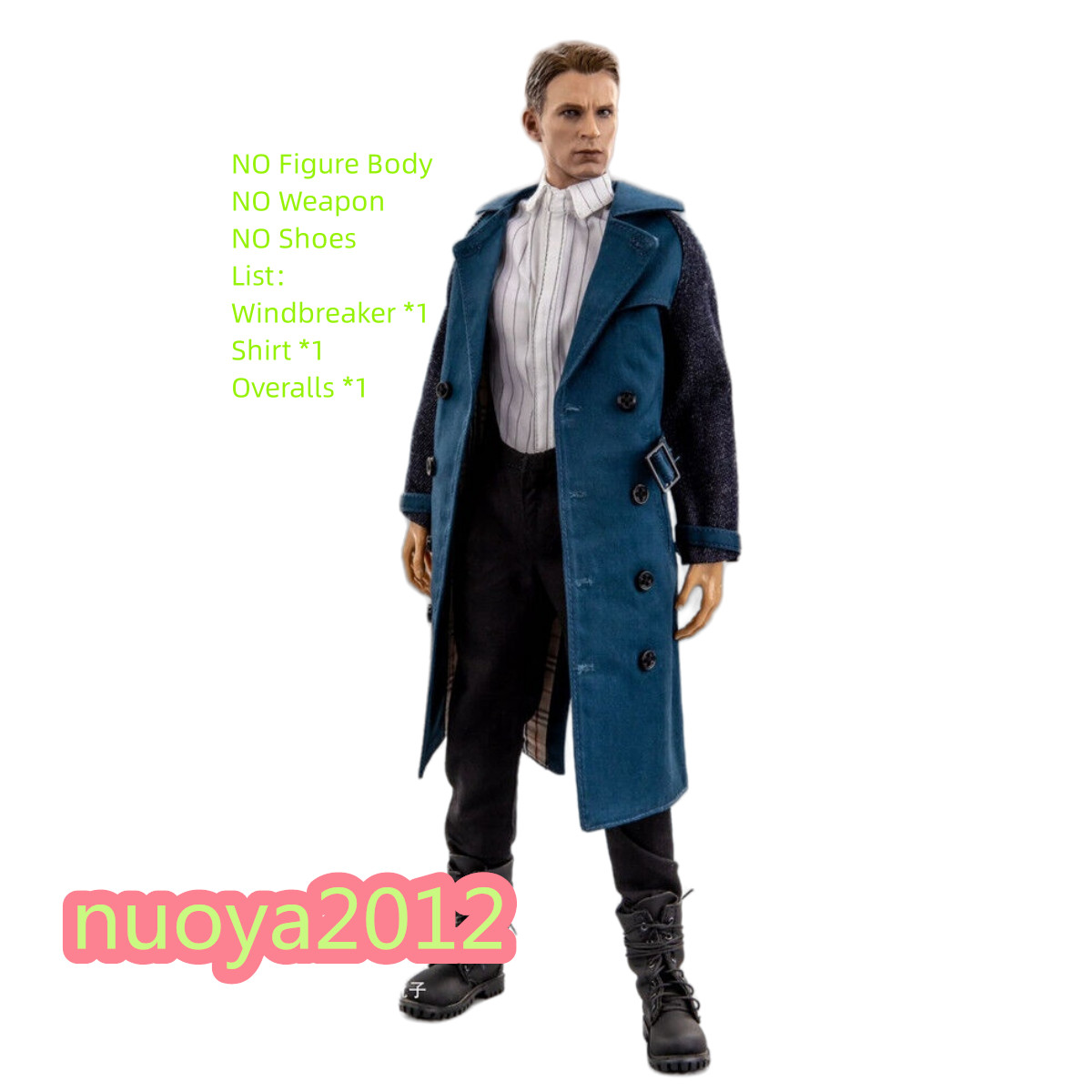 SA Toys 1:6 SA001D Windbreaker Coat Shirt Pants Clothes For 12″ Male Figure Body
