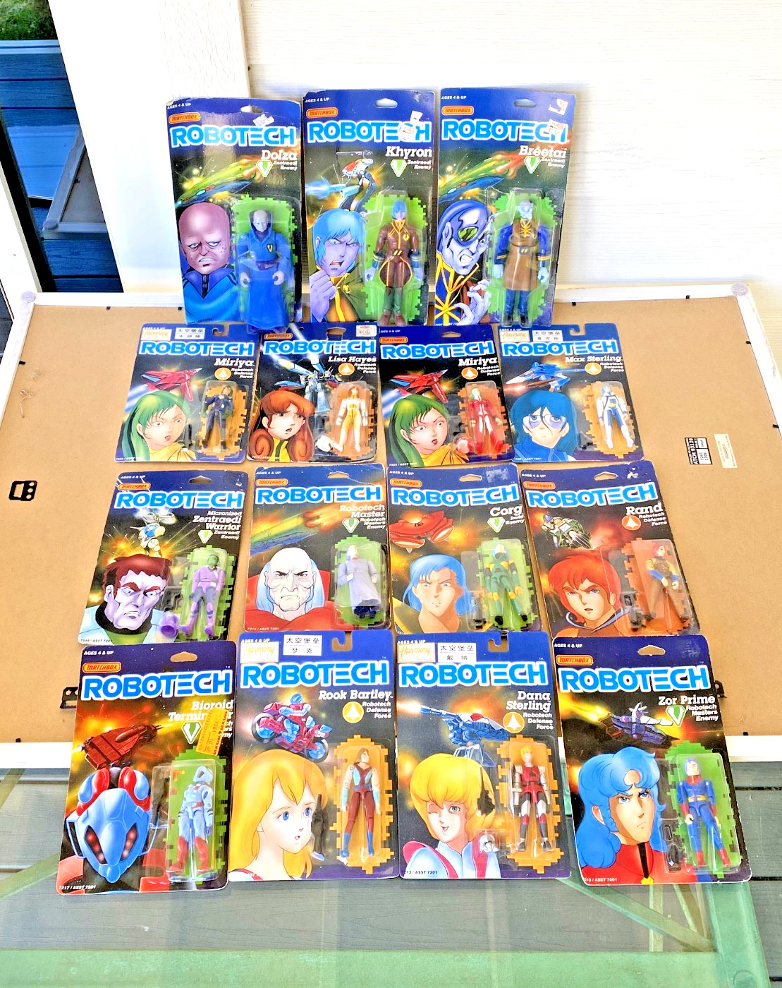 Robotech Lot of 15 MOC Figures 1985 Matchbox 1990 Harmony Gold Rare Collection