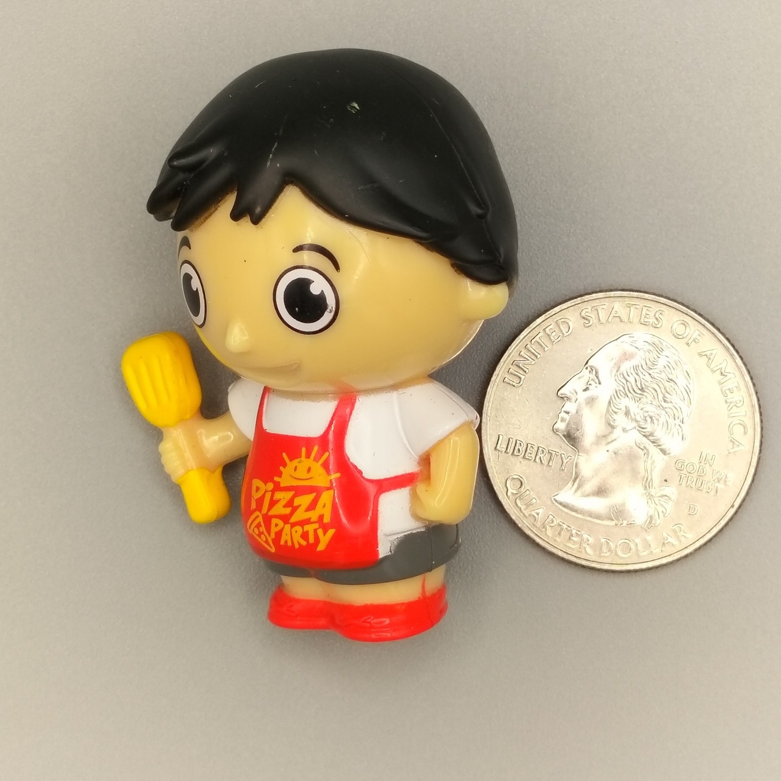 Ryan’s World Chef Pizza Party Figure Small Multi-color Spatula Toy