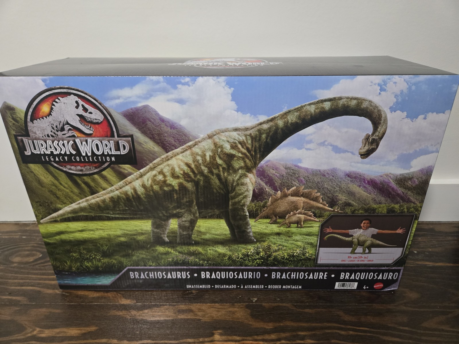 Jurassic World Legacy Collection BRACHIOSAURUS Dinosaur 39″ Long Park In Hand