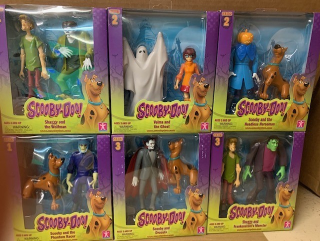 Scooby-Doo Series 1,2,3 Velma and the Ghost, Wolfman, Dracula, Horseman +2 more!