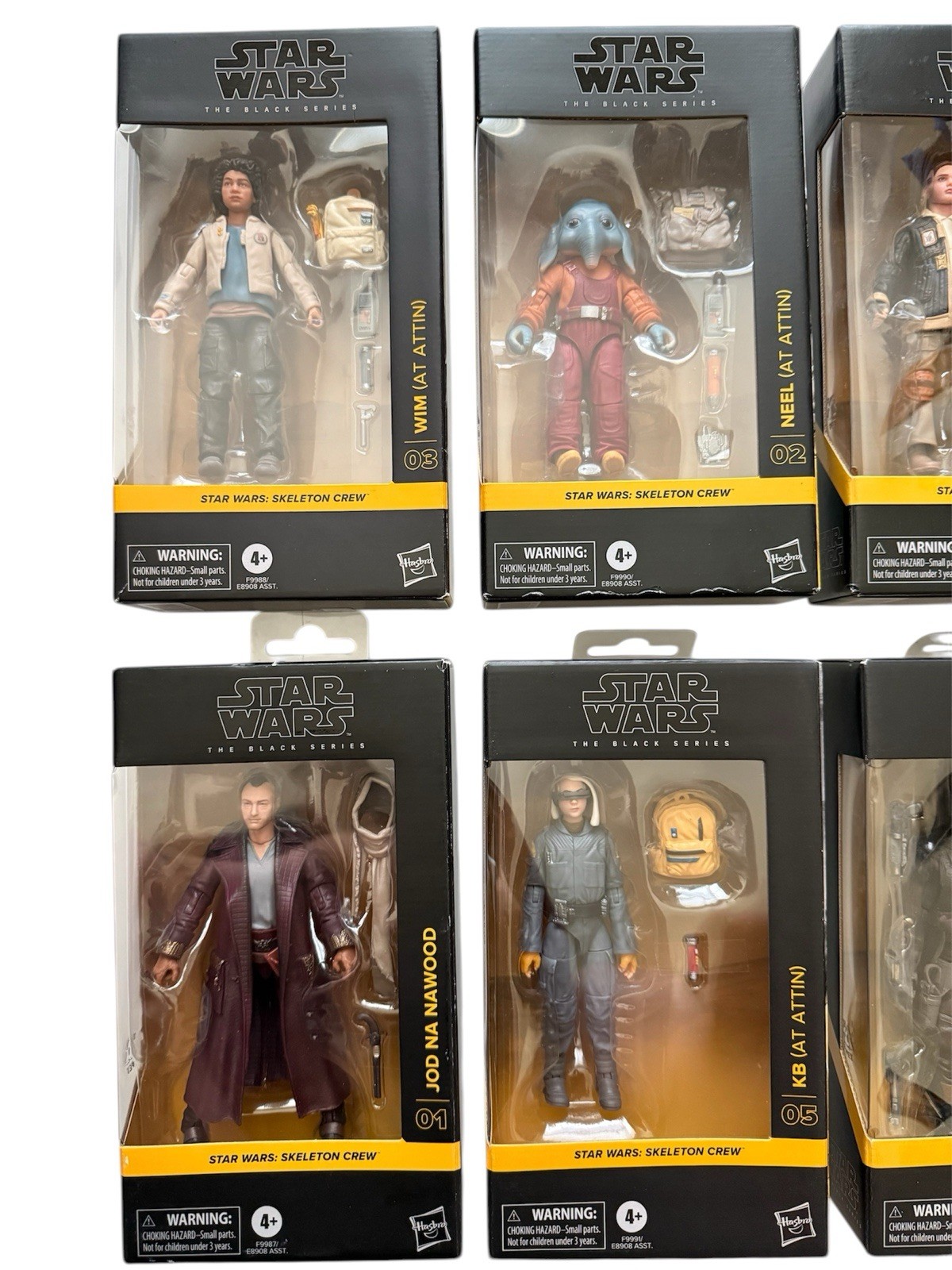 Set Of 6 Star Wars Black Series SKELETON CREW Wim Fern Neel KB Cpt Brutus Jod