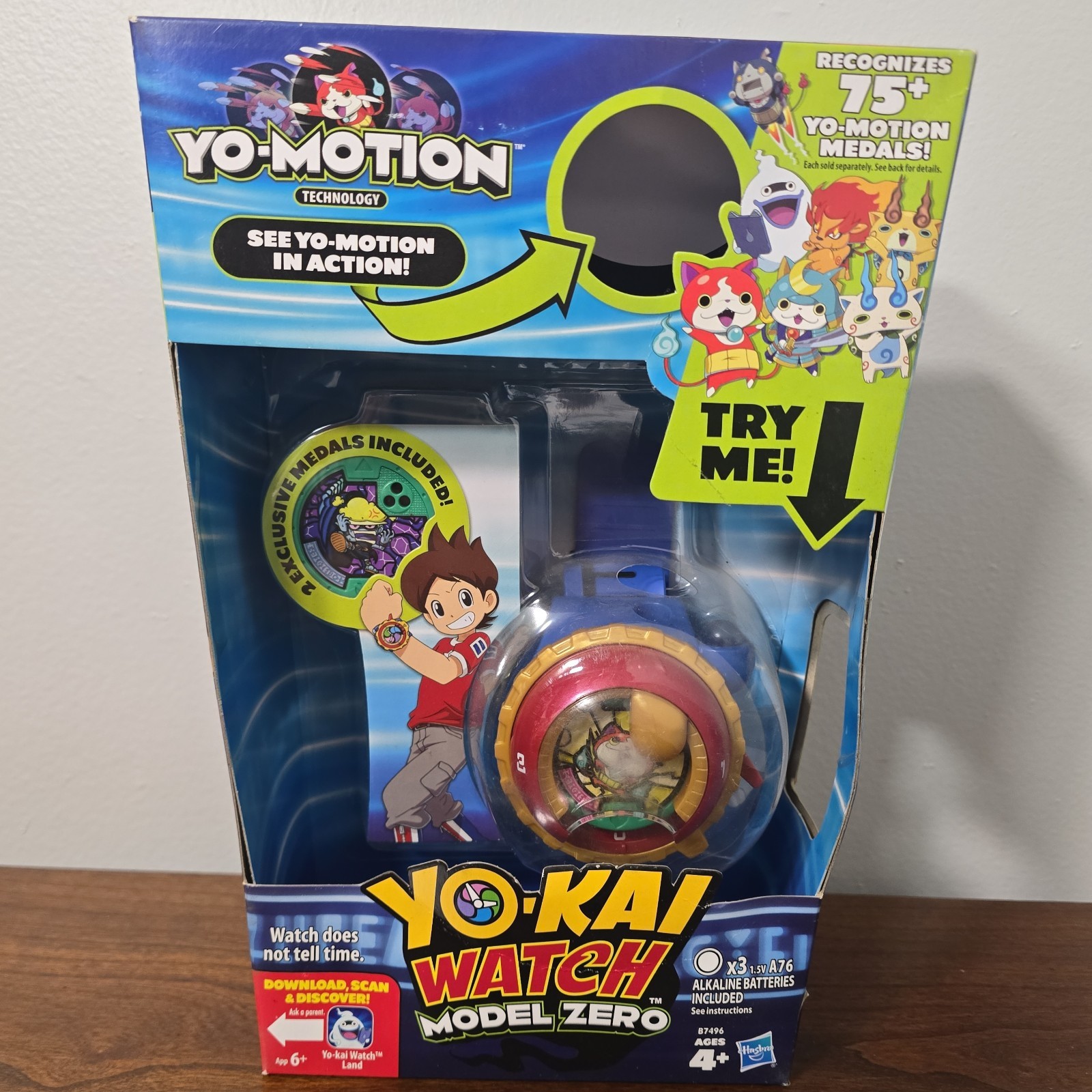 Yo kai Watch Model Zero +2 Exclusive Medals Hasbro 2016 Yo Motion