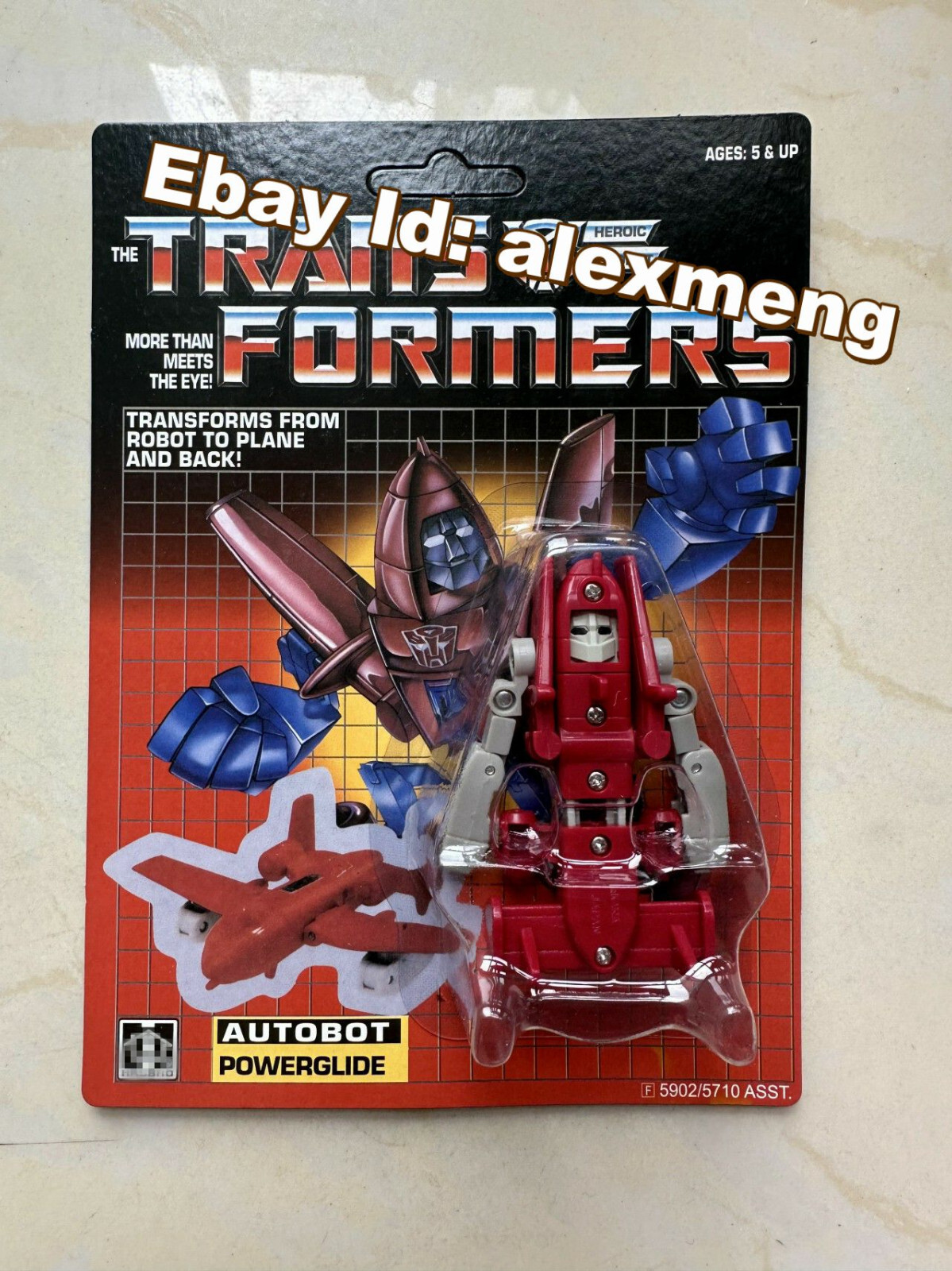 Transform G1 Powerglide reissue mint MISB Free Shipping