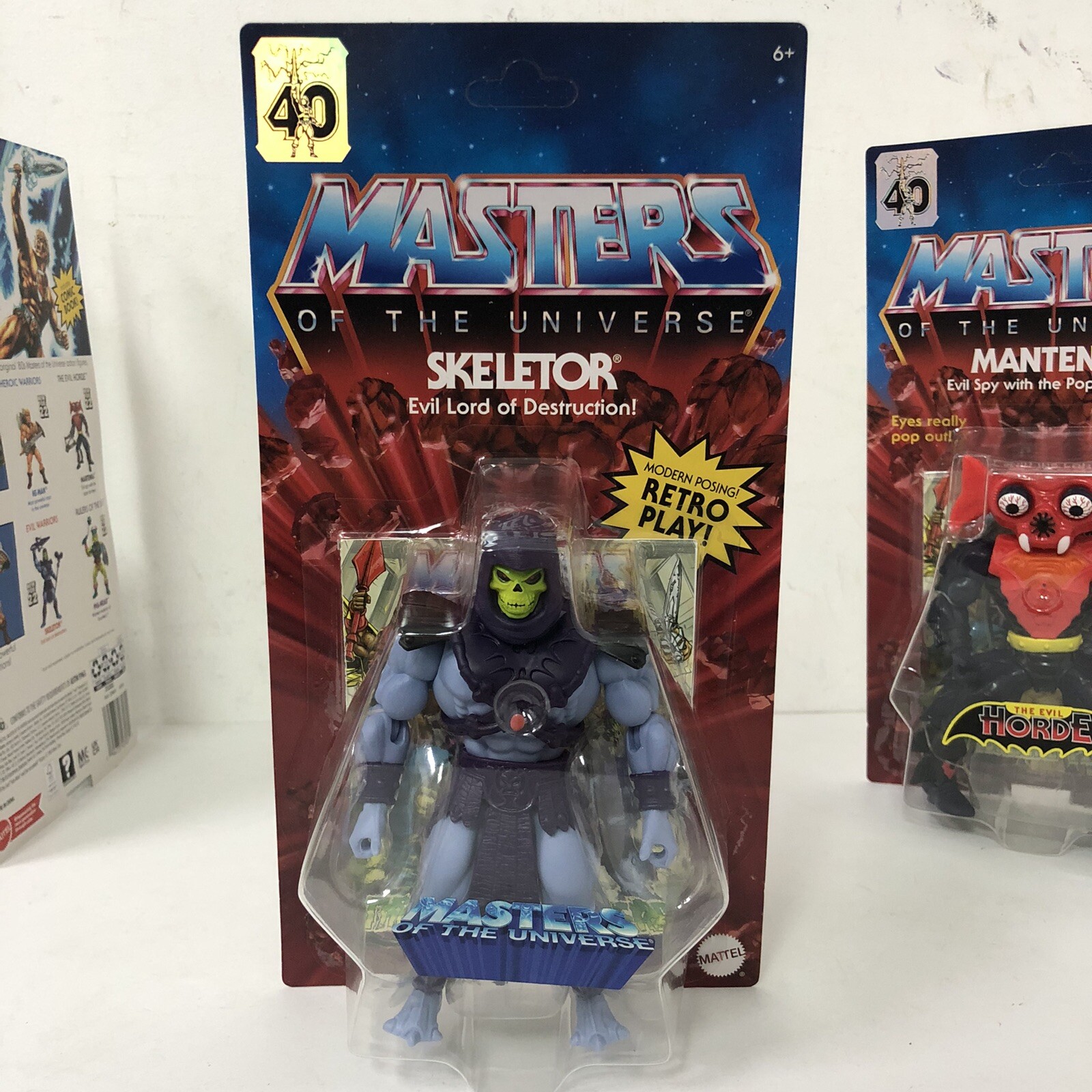 Masters Of The Universe Origins Wave 9 200X Skeletor HE-MAN Pig Head & Mantenna