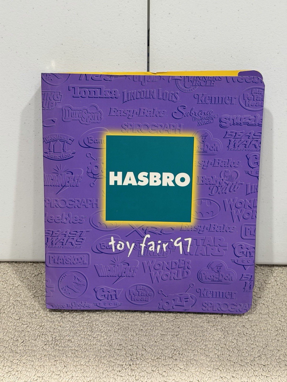 Hasbro Toy Fair Dealer 1997 Product Information Binder Prototype Sales Workbook