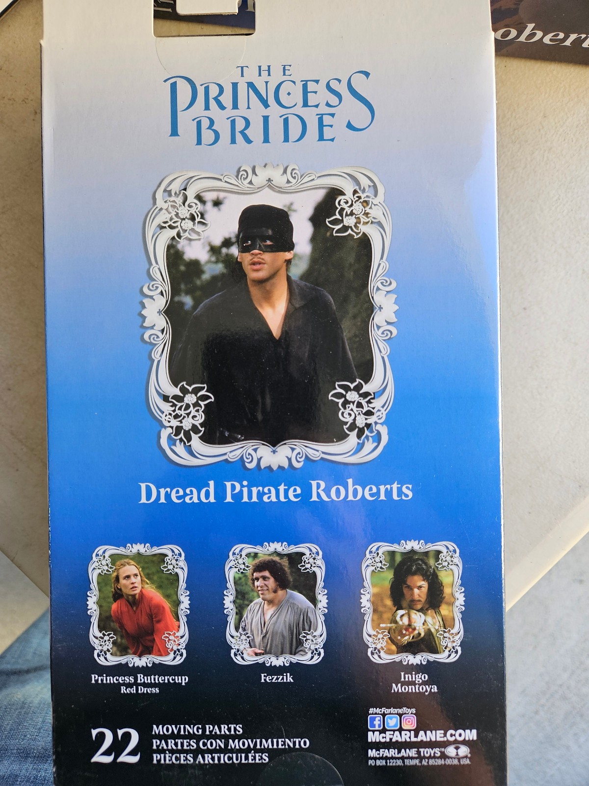 McFarlane The Princess Bride DREAD PIRATE ROBERTS 7″ Figure New(damage package)