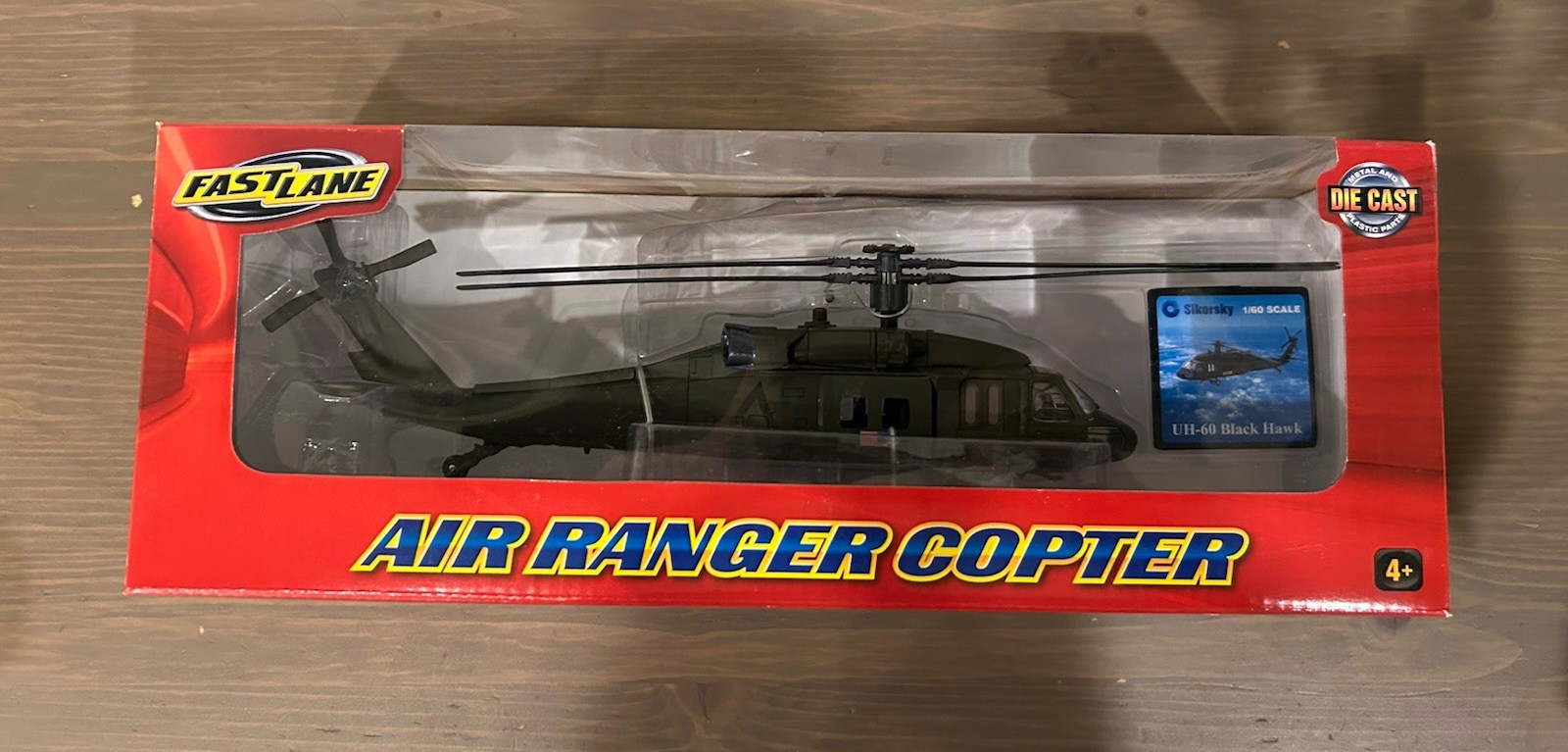 Fast Lane Air Ranger Blackhawk Die-Cast 1/50 Scale Model New