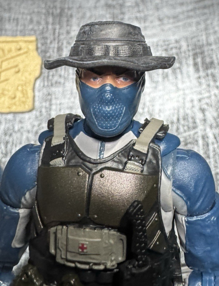 Action Force Valaverse Blue Maritime Trooper with loads of Gear