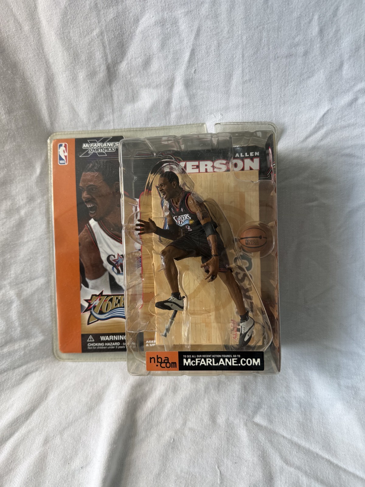 Allen Iverson McFarlane NBA Action Figure Series 1 Variant Black Jersey NIP