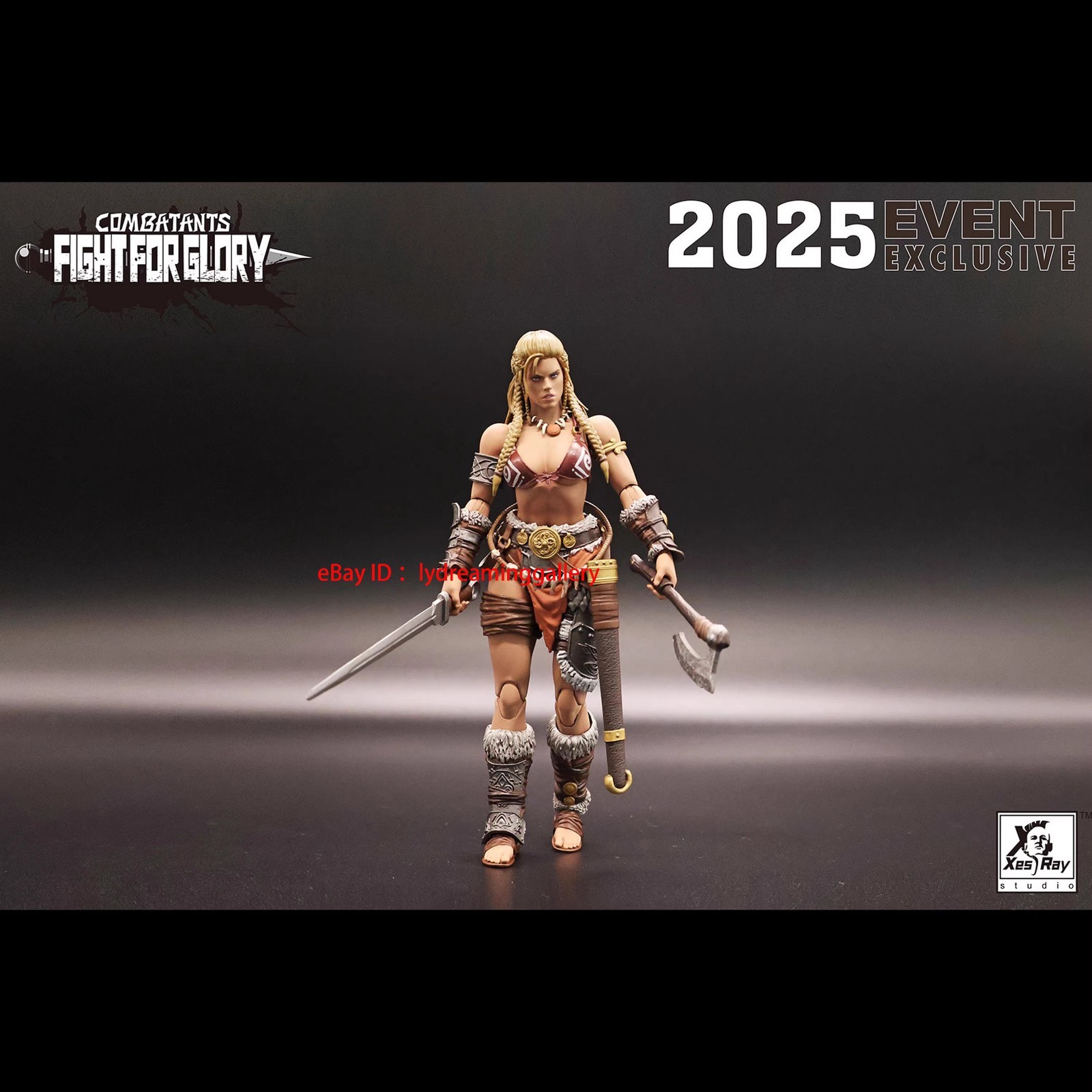 Xesray 2025WF Gladiator Glory GOLD HILDR 1/12 Limited Edition Action Figure