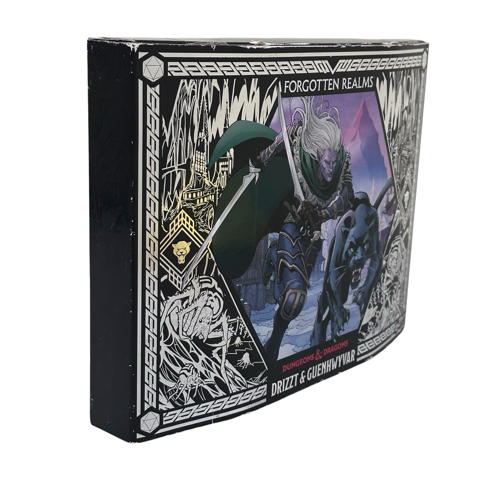 Dungeons & Dragons Drizzt + Guenhwyvar Figure Forgotten Realms Pulsecon 2020 Rea