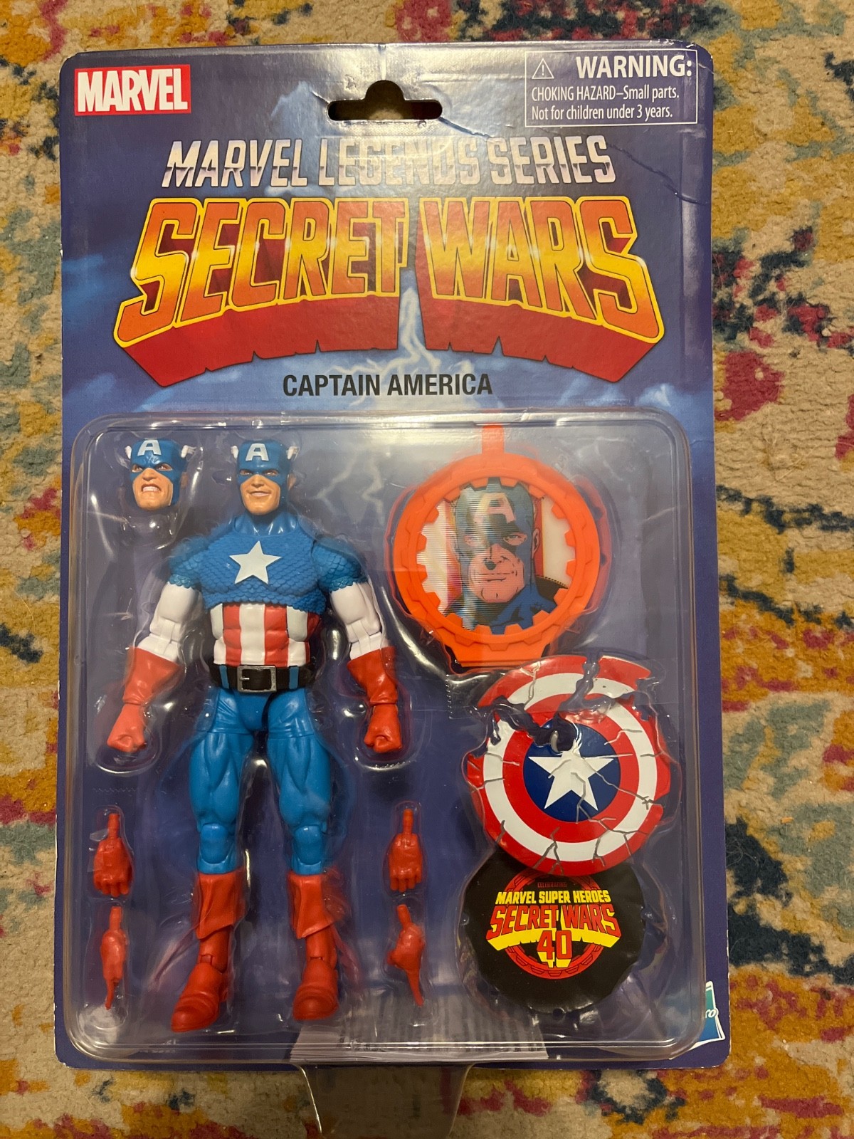 Marvel Legends Secret Wars Captain America Retro 6″ Figure Wave 1 New Hasbro