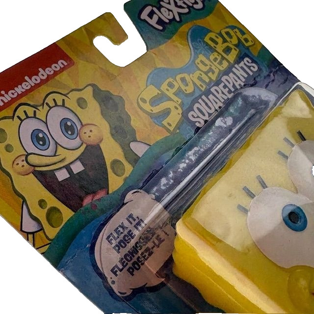 Nickelodeon FlexFig SpongeBob SquarePants Series 1 Collectible Toy Pose Flexible