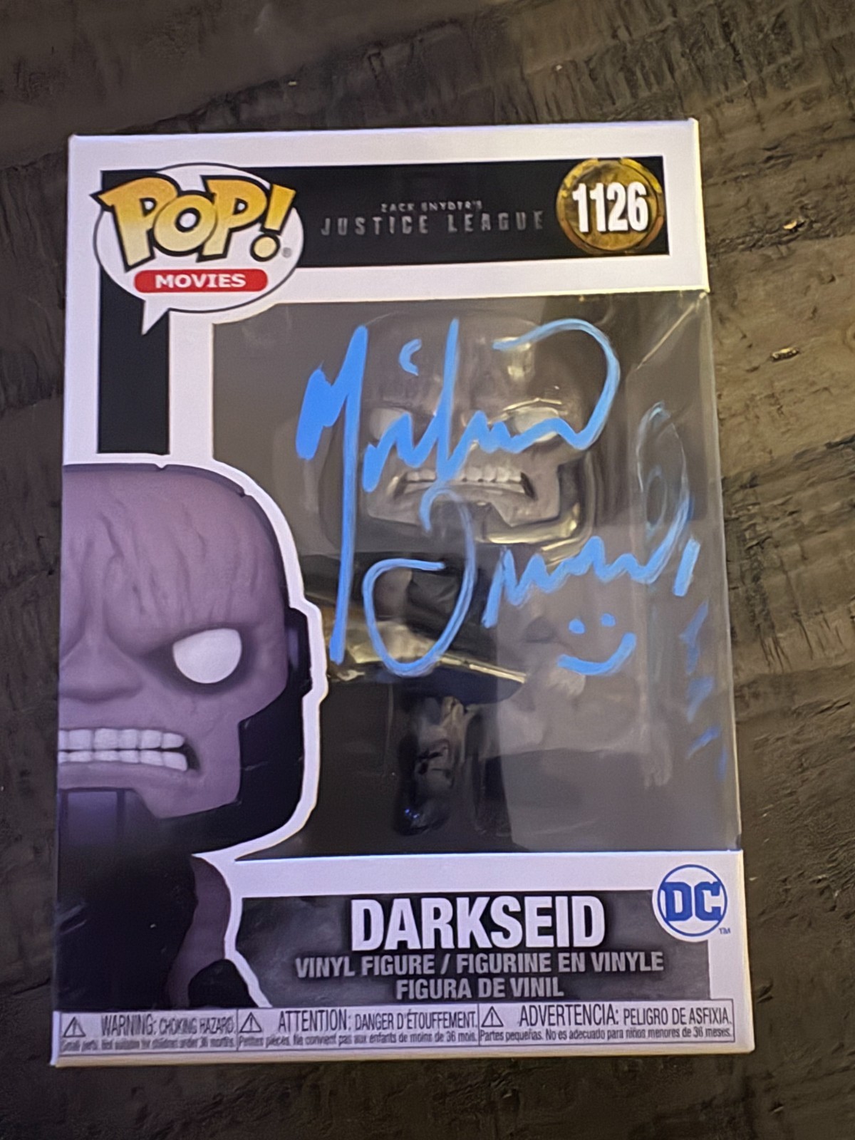 Michael Ironside as Darkseid Signed Funko Inscribed “#I’m a God” JSA Auth Hot!!!