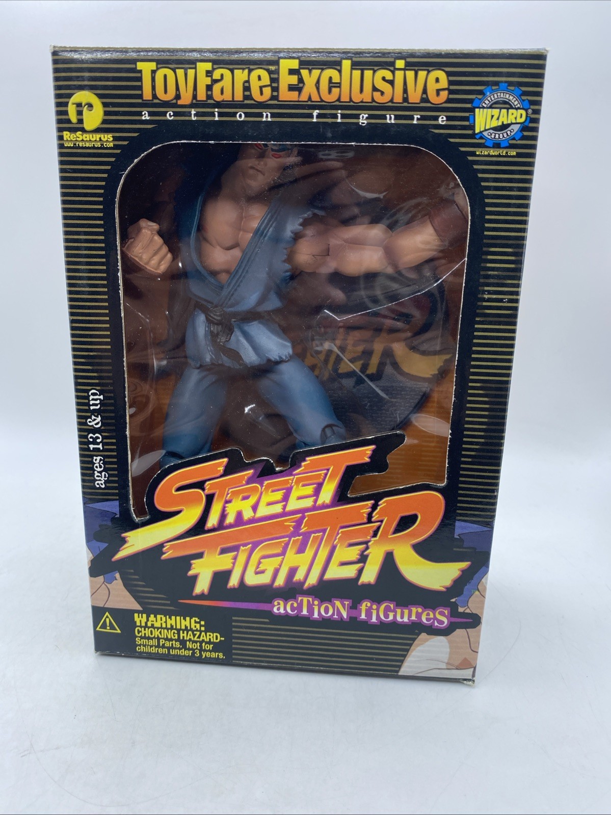 Evil Ryu Street Fighter Action Figure 1999 ReSaurus Toyfare Excl Rare Vintage