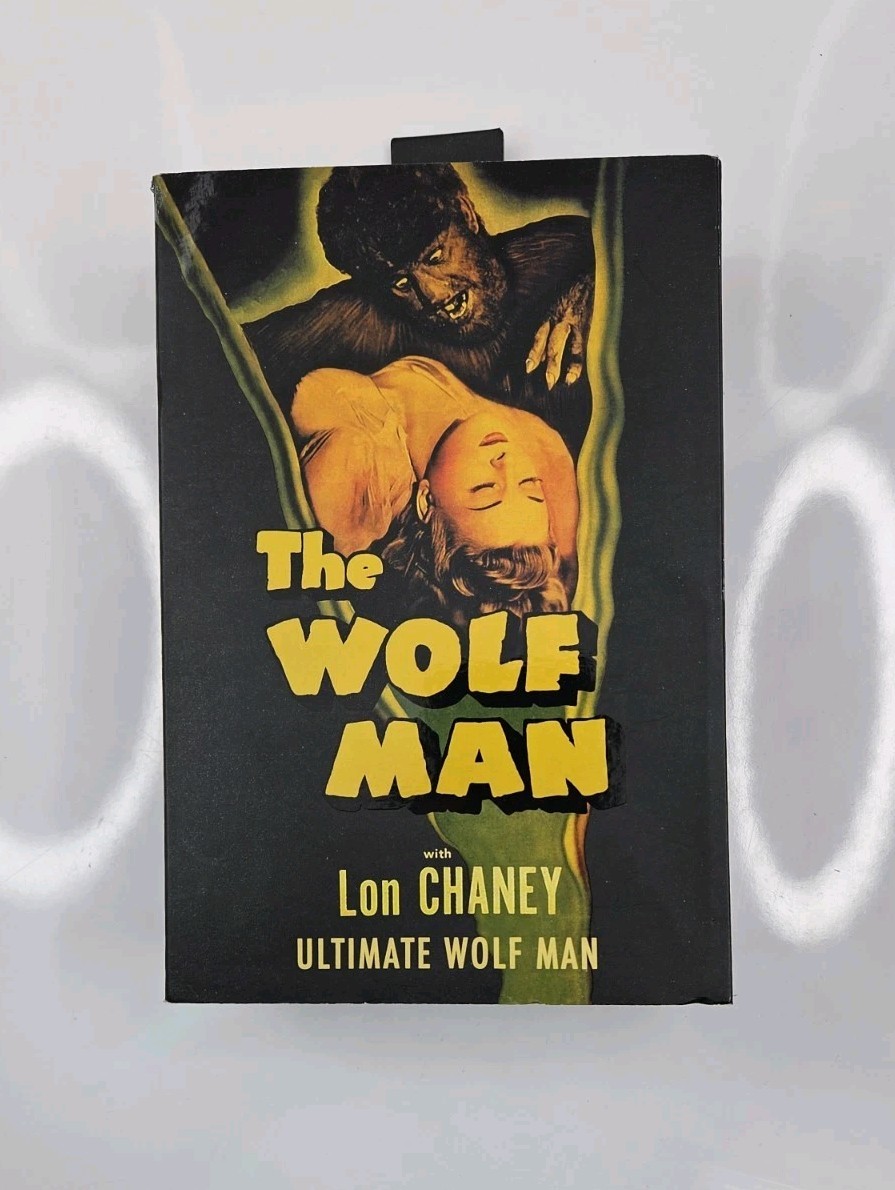 NECA The Wolf Man Black & White Ultimate 7” Action Figure Universal Monsters